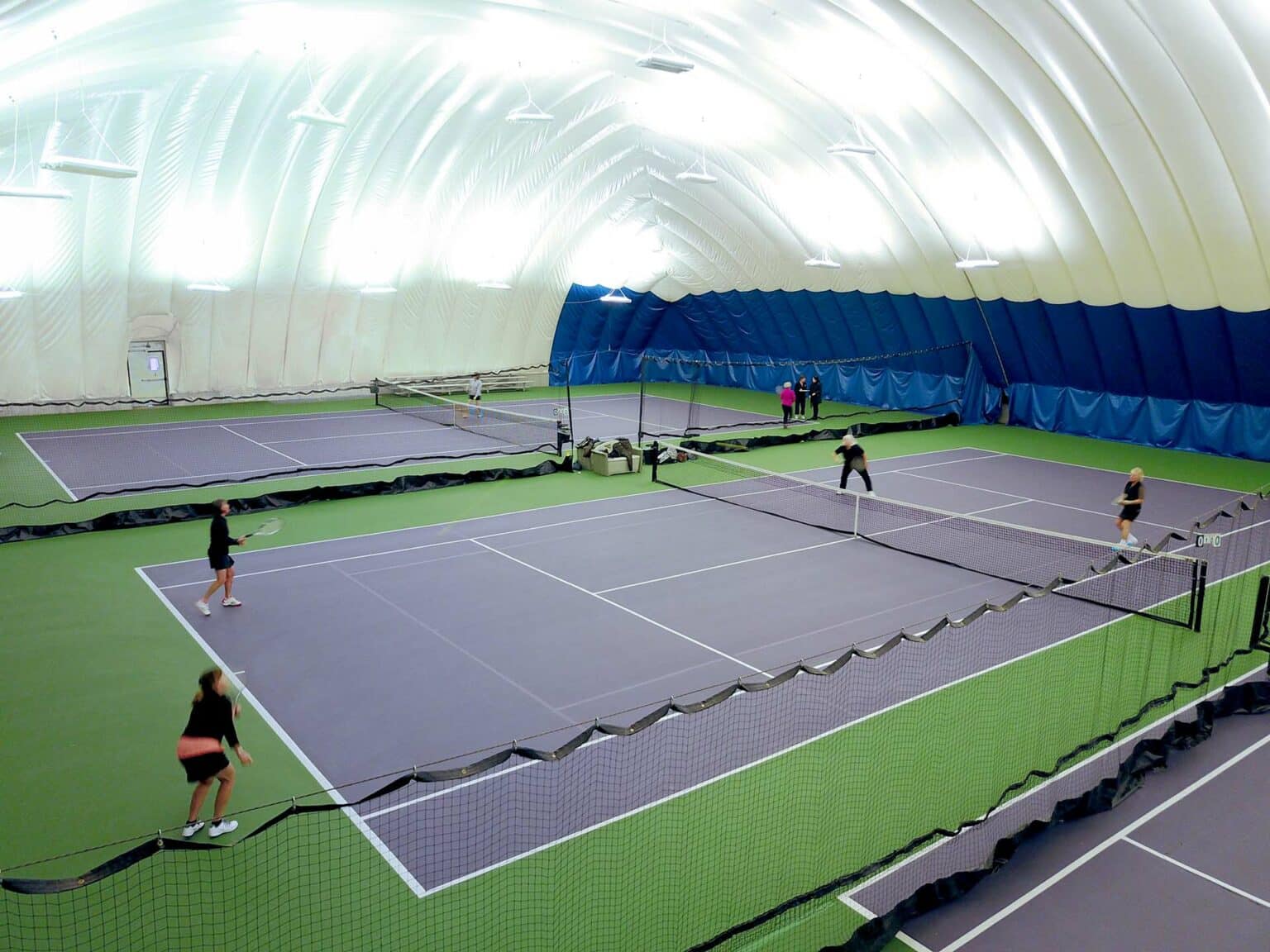 Indoor Tennis at the Fred Wells Tennis and Education Center